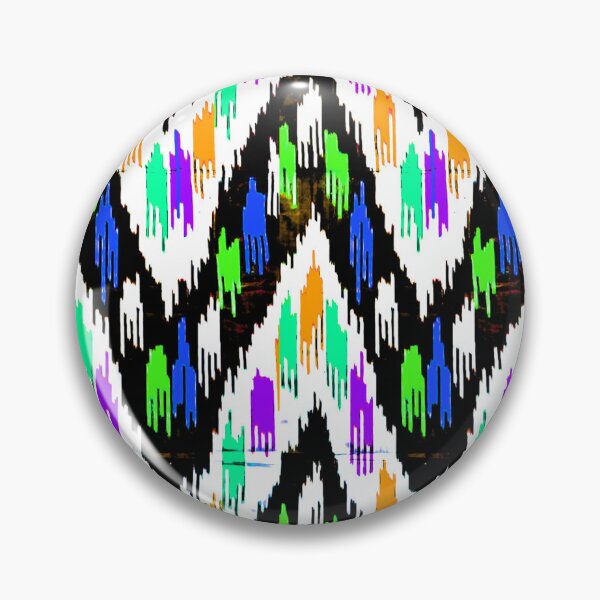 Artikelvorschau, Kammstil entwirft Ikat-Muster, usbekische Ikat-Designs entworfen und verkauft von LeFabriqueOuz.
