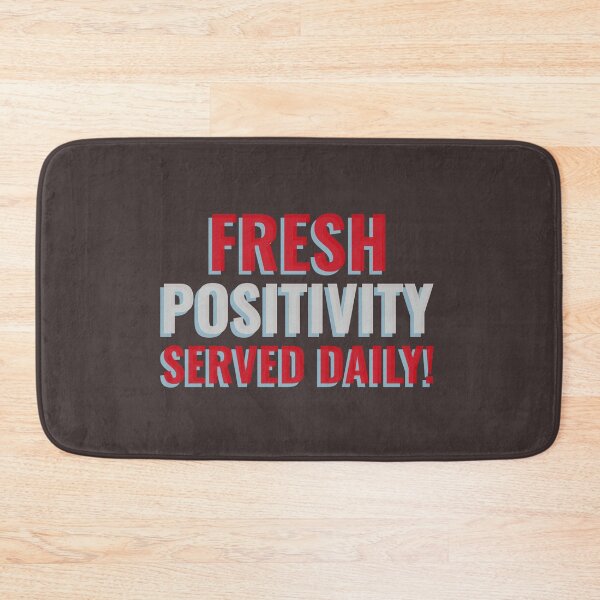 Item preview, FRESH POSITIVITY SERVED DAILY! Tshirt, mugs designed and sold by DoubleDSD.