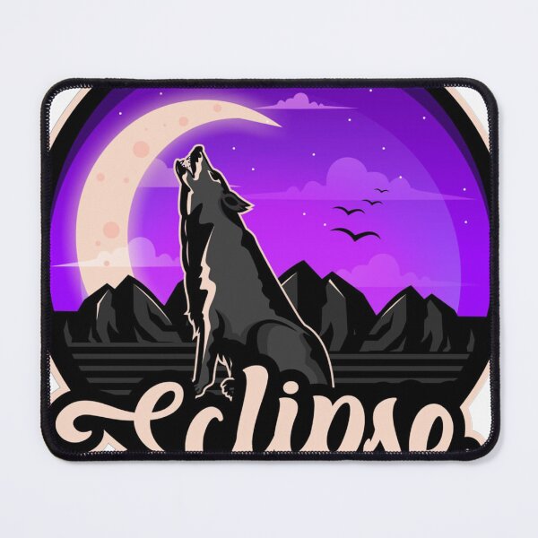 Item preview, Eclipse Howling Wolf designed and sold by BackTriforce.