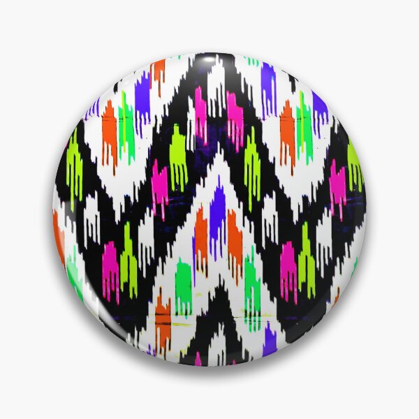 Artikelvorschau, Kammstil entwirft Ikat-Muster, usbekische Ikat-Designs entworfen und verkauft von LeFabriqueOuz.