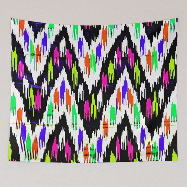 Item preview, Comb style designs ikat patterns, Uzbek Ikat designs designed and sold by LeFabriqueOuz.