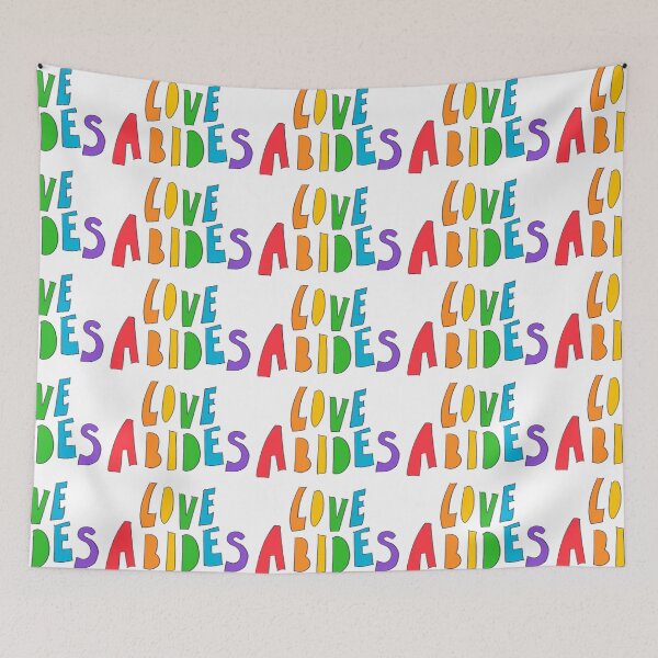 Item preview, DW: Love Abides (rainbow colours) designed and sold by RadiantDuat.