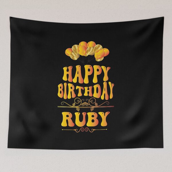 Artikelvorschau, Alles Gute zum Geburtstag Rubin entworfen und verkauft von bahdsgraphic.