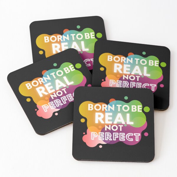 Item preview, Born to be real not perfect designed and sold by JAdotdotDesigns.