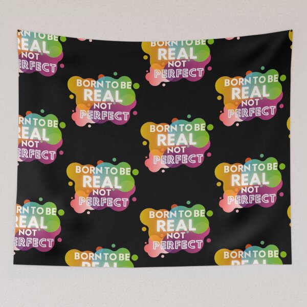 Item preview, Born to be real not perfect designed and sold by JAdotdotDesigns.