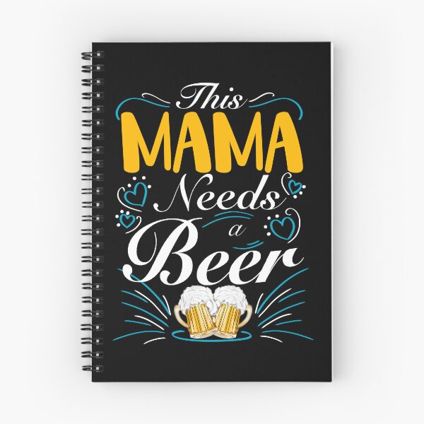 Item preview, This Mama Needs a Beer, Sarcastic Mom Quote designed and sold by orangeblue21.