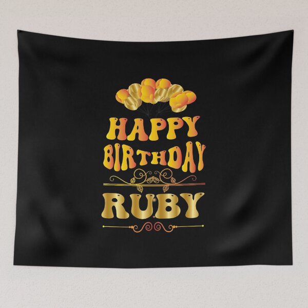 Artikelvorschau, Alles Gute zum Geburtstag Rubin entworfen und verkauft von bahdsgraphic.