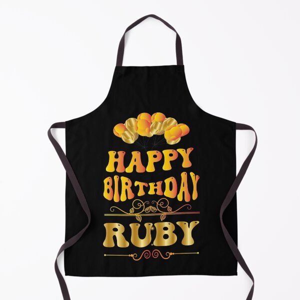Item preview, Happy birthday Ruby designed and sold by bahdsgraphic.