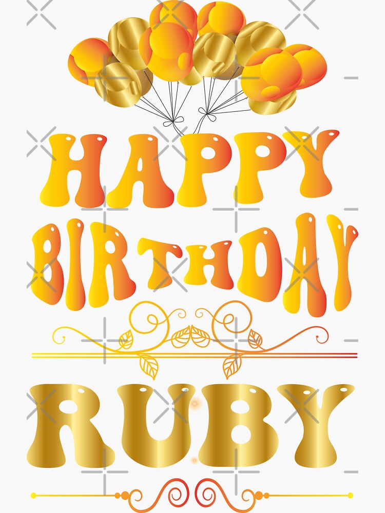 Rubi balloons