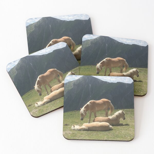 Item preview, Austrian horses on a mountain designed and sold by ray-designs-.