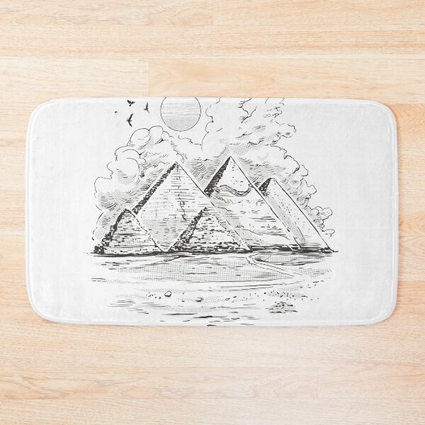 Item preview, Giza Pyramid complex Egypt designed and sold by Klotho-Fashion.