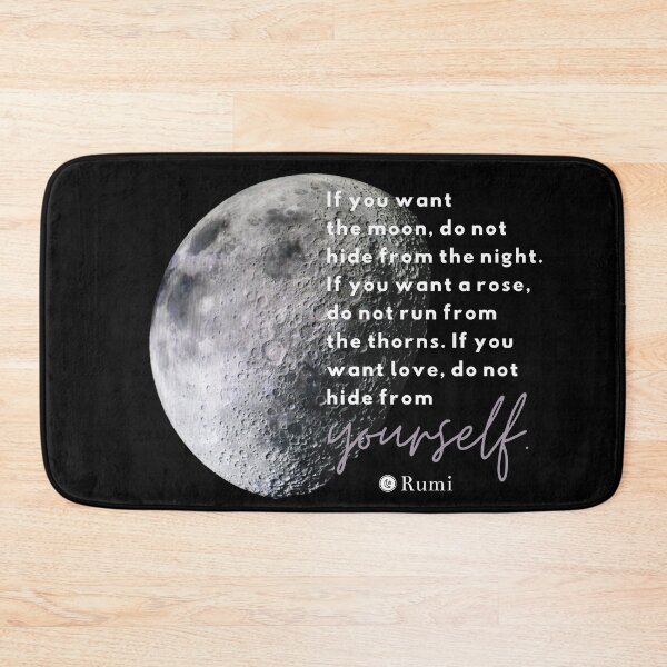 Item preview, Be True to Yourself Motivational Quote | Rumi Moon Quote | Do Not Hide from Yourself designed and sold by CtrlZDigitalD.