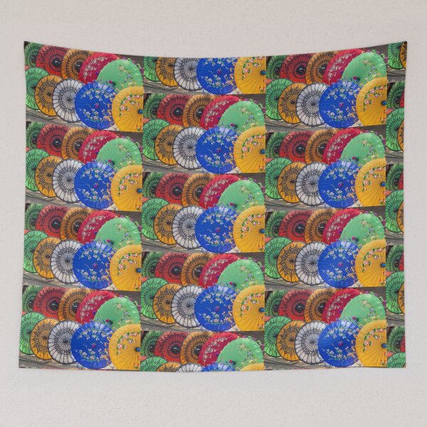 Item preview, Myanmar. Bagan. Colorful Parasols. designed and sold by vadim19.