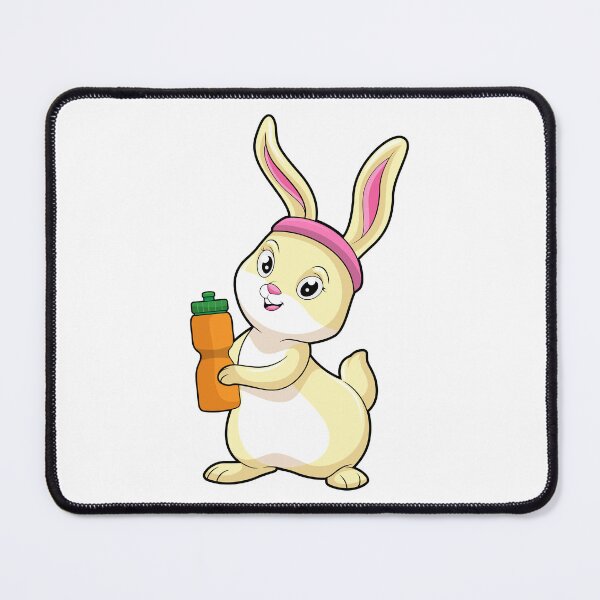 Item preview, Bunny at Fitness with Drinking bottle designed and sold by Snabdesign84.