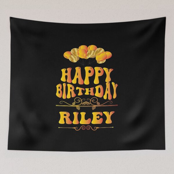 Item preview, Happy birthday Riley designed and sold by bahdsgraphic.