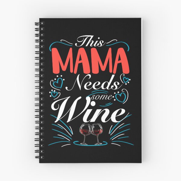 Item preview, This Mama Needs Some Wine, Sarcastic Mom Quote designed and sold by orangeblue21.