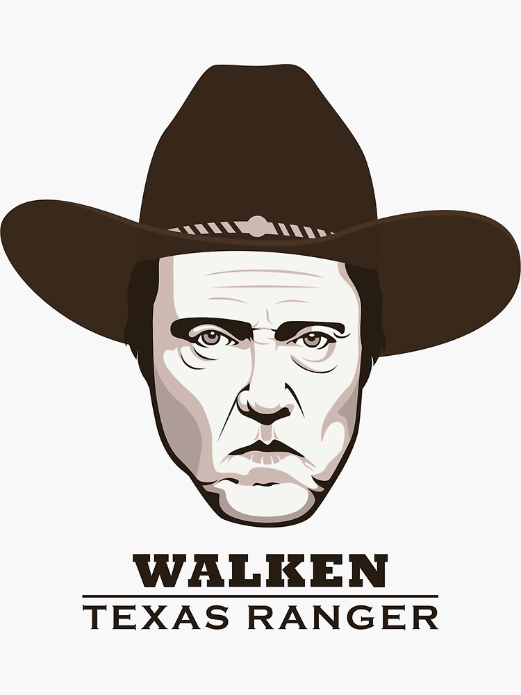 Christopher Walken is "Walken: Texas Ranger" by FacesOfAwesome.