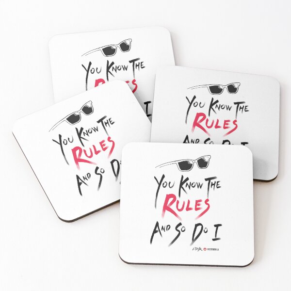 Item preview, You Know The Rules and So Do I (Light Background) designed and sold by DiHK.