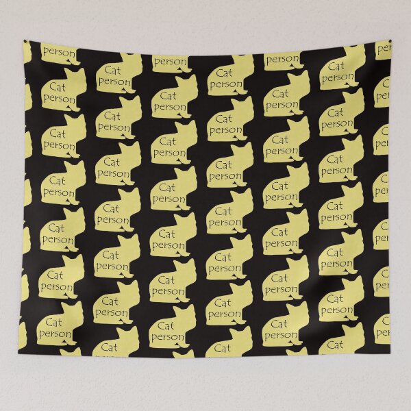 Item preview, Cat person ~ yellow designed and sold by moonlovedesigns.