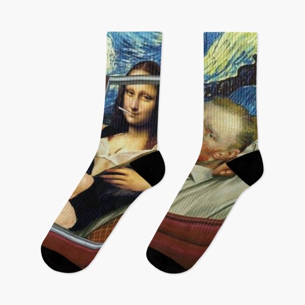 Item preview, Van Gogh & Mona lisa designed and sold by coolmaneramz.