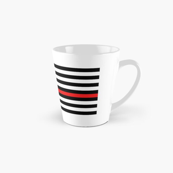 Firefighter: Black Flag & Red Line Tall Mug