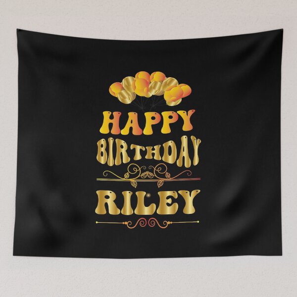 Item preview, Happy birthday Riley designed and sold by bahdsgraphic.