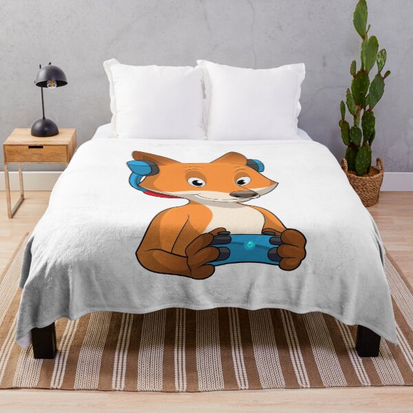 Item preview, Fox as Gamer with Joystick designed and sold by Snabdesign84.