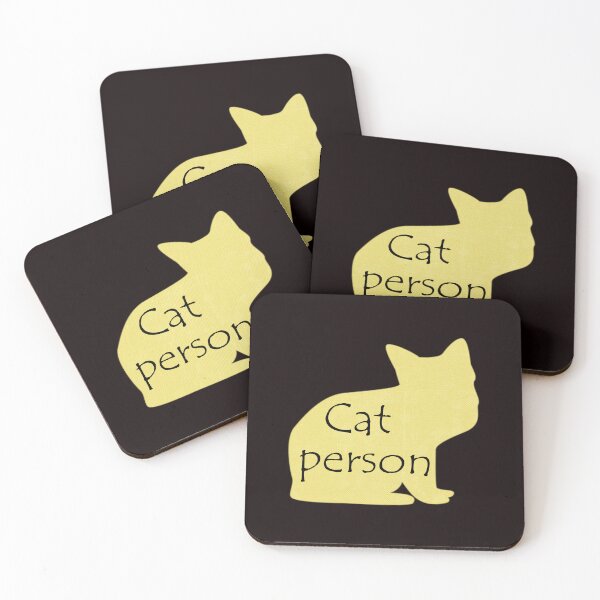 Item preview, Cat person ~ yellow designed and sold by moonlovedesigns.