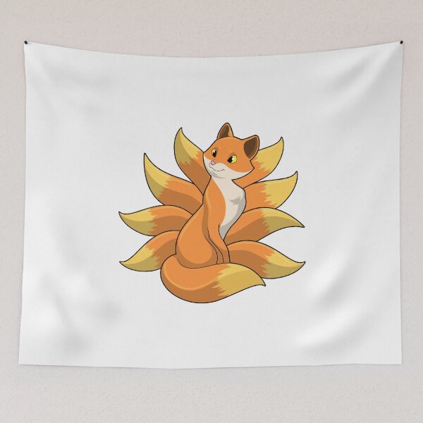 Item preview, Fox with 9 Fox tails designed and sold by Snabdesign84.