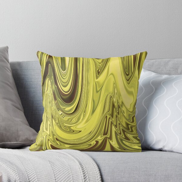 Item preview, Yellow Gold Flowing Abstract Design Pattern designed and sold by adriturner.