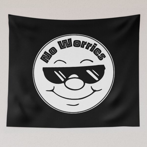 Item preview, No Worries | Funny Faces | Humor | Design 2 by derickquince designed and sold by DerickQuince.