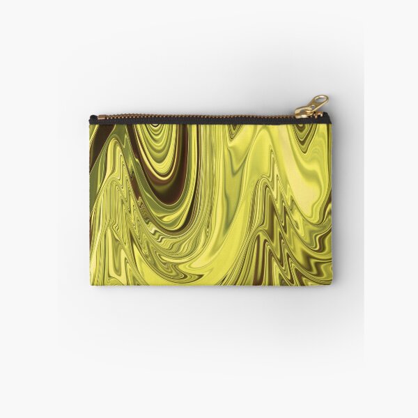 Aperçu de l'œuvre Yellow Gold Flowing Abstract Design Pattern créée et vendue par adriturner.