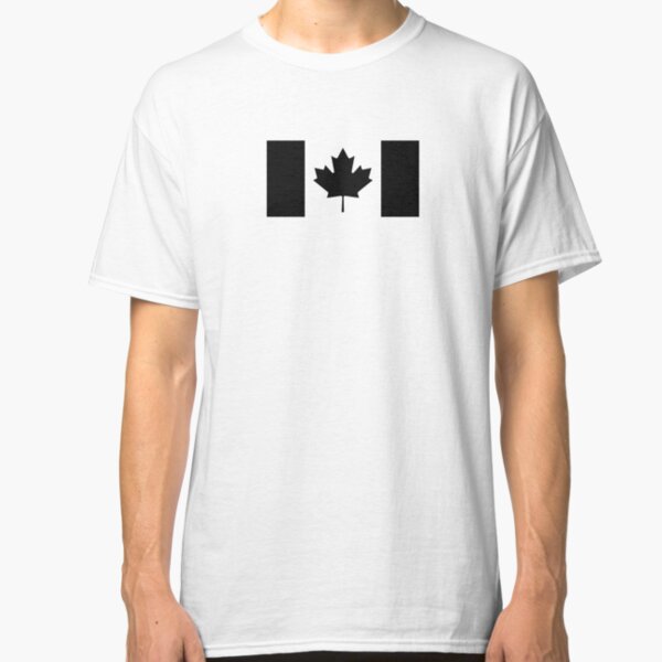 Canada: Black Military Flag Classic T-Shirt