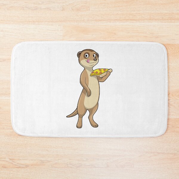 Item preview, Meerkat with Pizza designed and sold by Snabdesign84.