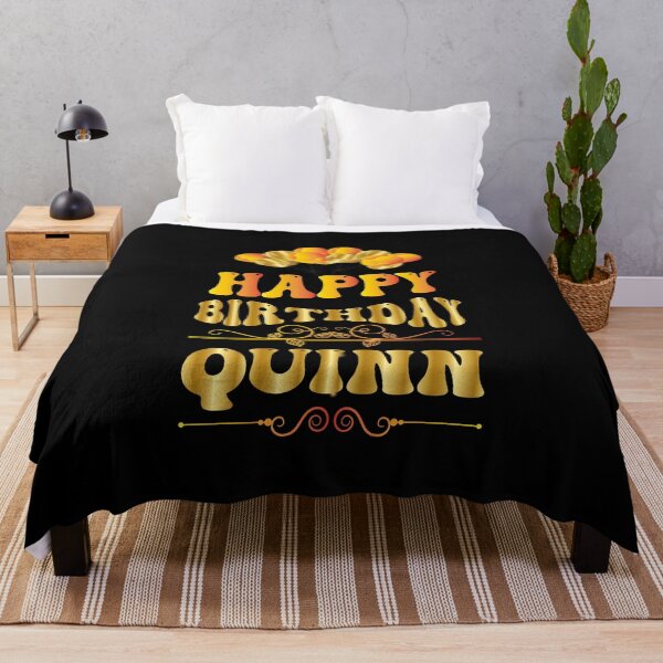 Item preview, feliz cumpleaños quinn designed and sold by bahdsgraphic.