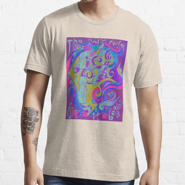 Backwards Down the Number Line - Design 3 Essential T-Shirt