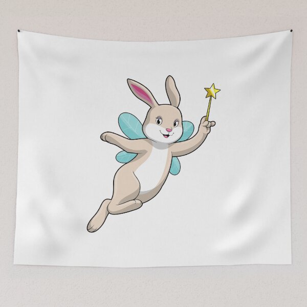Item preview, Rabbit as Fairy with Magic wand designed and sold by Snabdesign84.