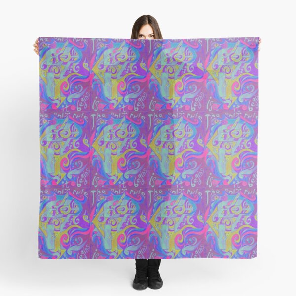Backwards Down the Number Line - Design 3 Scarf