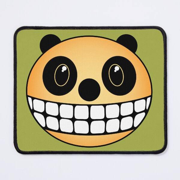 Item preview, Smiley Face Panda in Orange Sherbert designed and sold by RawSunArt.
