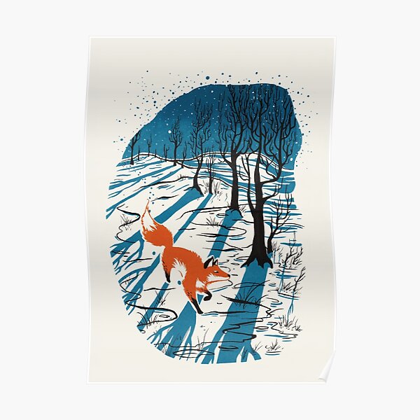 Winter Fox Poster