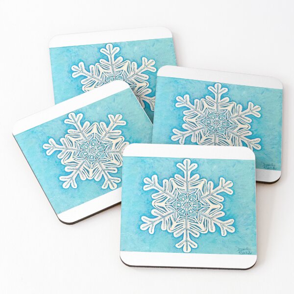 Item preview, Blue Snowflake design designed and sold by IdyllicalArt.