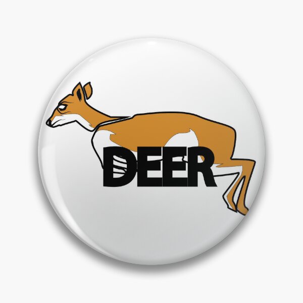 Item preview, deer animal lettermark logo on t-shirt designed and sold by Fahmiilman123.