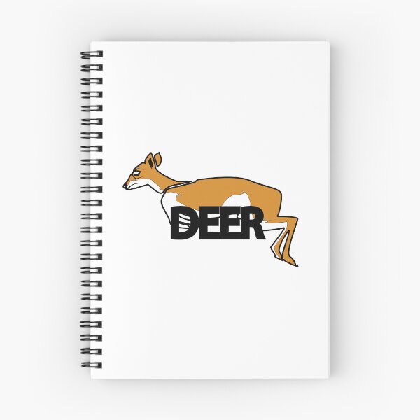 Item preview, deer animal lettermark logo on t-shirt designed and sold by Fahmiilman123.