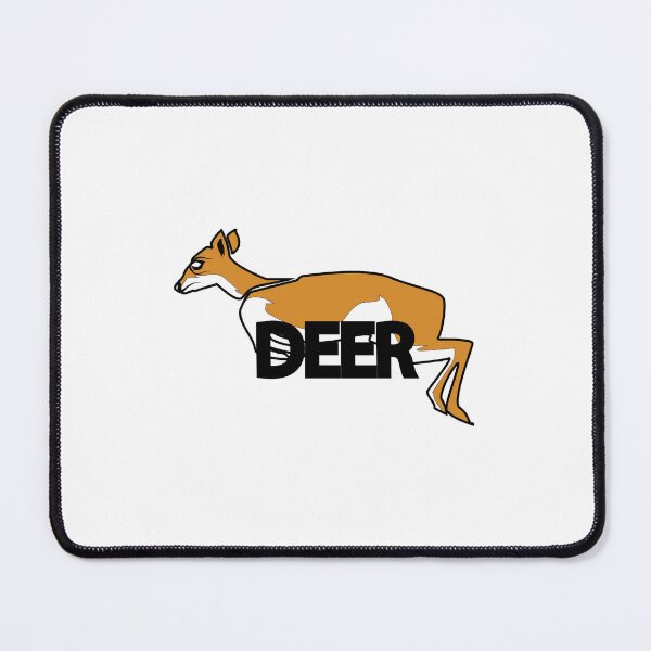 Item preview, deer animal lettermark logo on t-shirt designed and sold by Fahmiilman123.