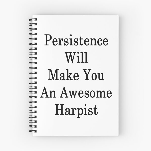 Item preview, Persistence Will Make You An Awesome Harpist  designed and sold by supernova23.