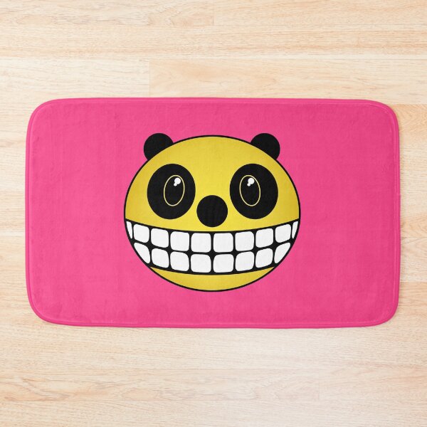 Item preview, Smiley Face Panda in Yellow designed and sold by RawSunArt.