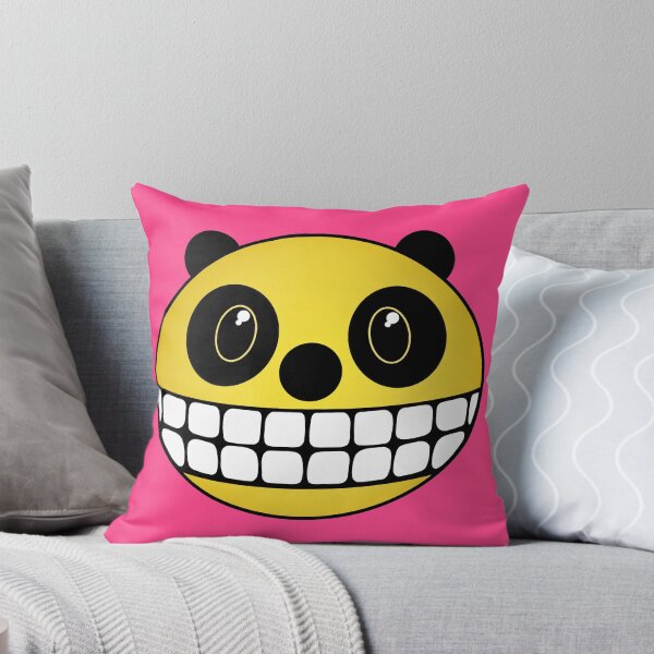 Item preview, Smiley Face Panda in Yellow designed and sold by RawSunArt.