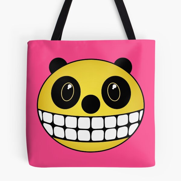Item preview, Smiley Face Panda in Yellow designed and sold by RawSunArt.