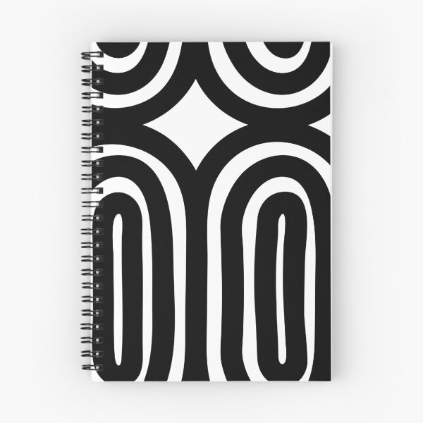 Item preview,  Hand Drawn Geometric Oval Patterns in Black and White - Retrostyle designed and sold by Hic21.