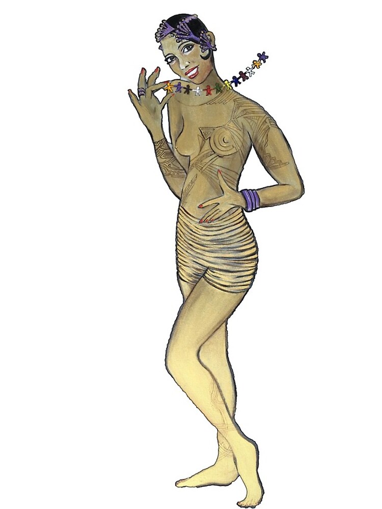 Josephine Baker Rainbow Tribe by GalleryGiselle